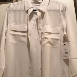 NWT Equipment Slim Signature Silk Shirt